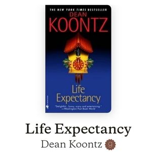 Dean Koontz Life Expectancy Hardcover Used Book Novel Mystery Thriller